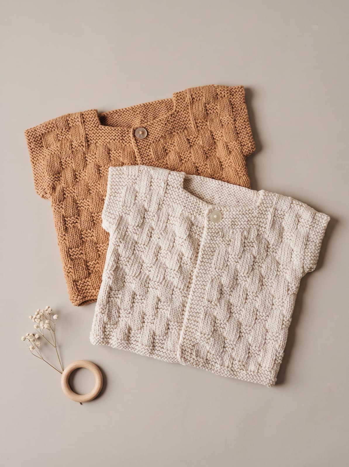 Basketweave Cardigan
